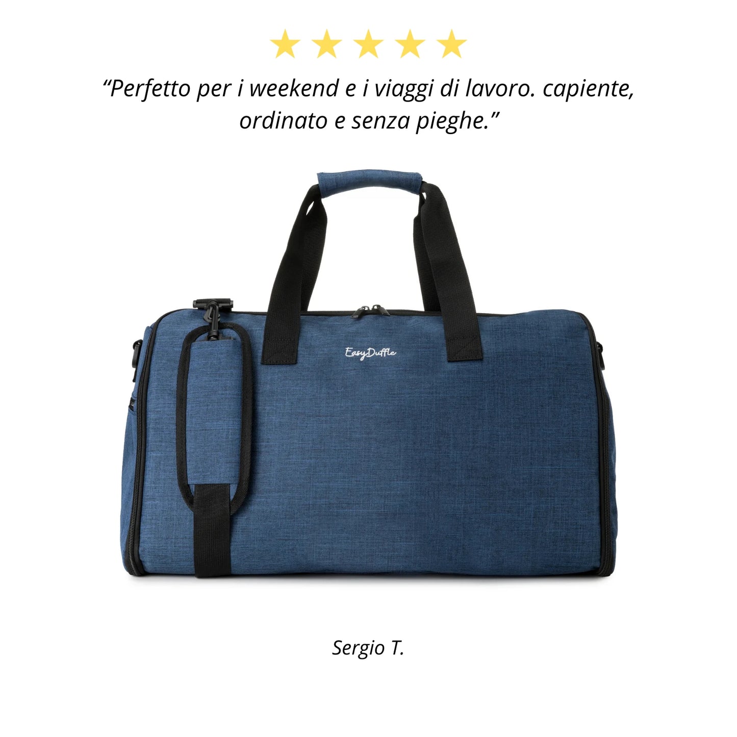 Borsone porta abiti 2-in-1