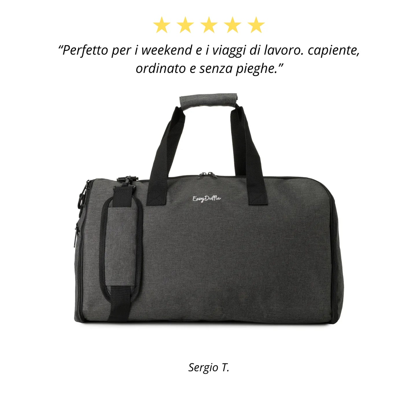 Borsone porta abiti 2-in-1
